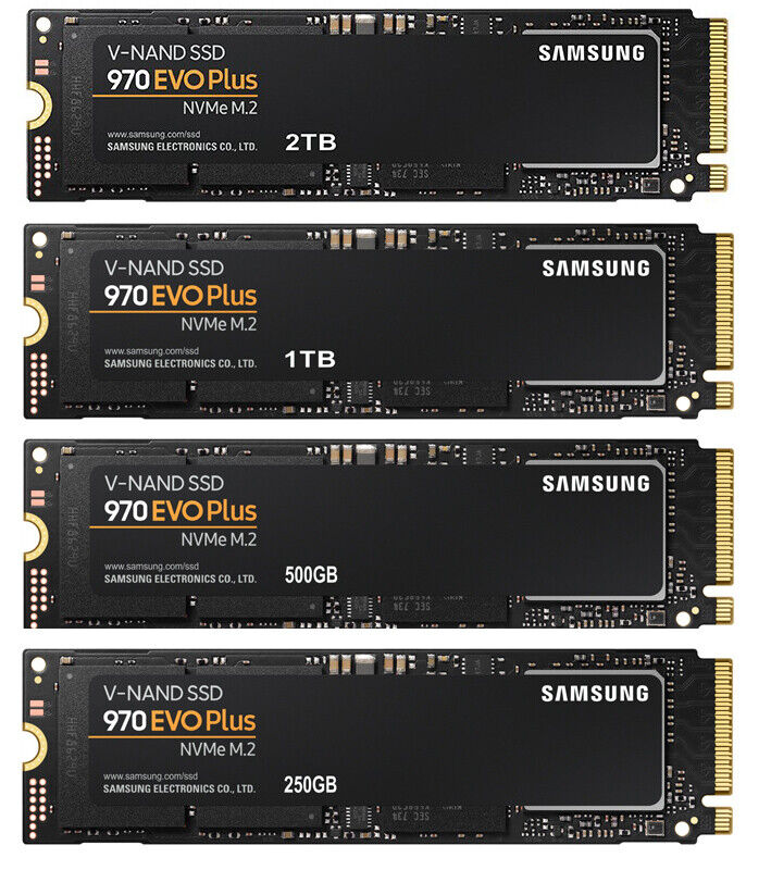 Samsung 970 Evo Plus 250GB 500GB 1TB 2TB 2280 V-NAND interne M.2 NVME SSD