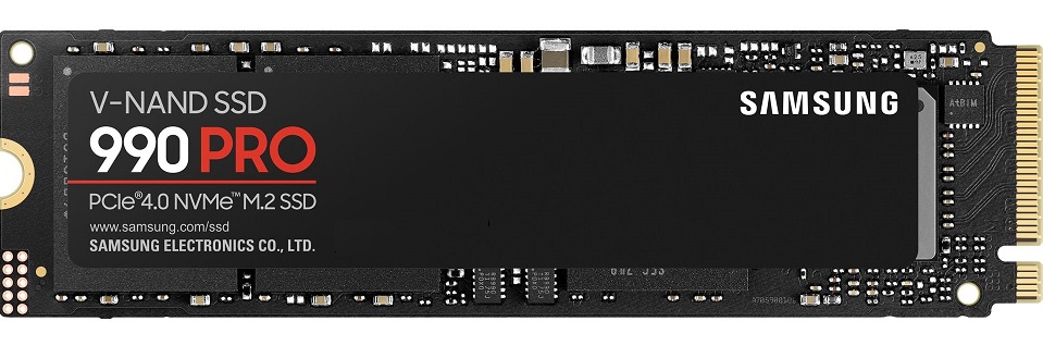 interne SSD Samsung 990 PRO Festplatte M.2 PCIe 4.0 NVMe 1TB, 2TB, 4TB x4 Gen4